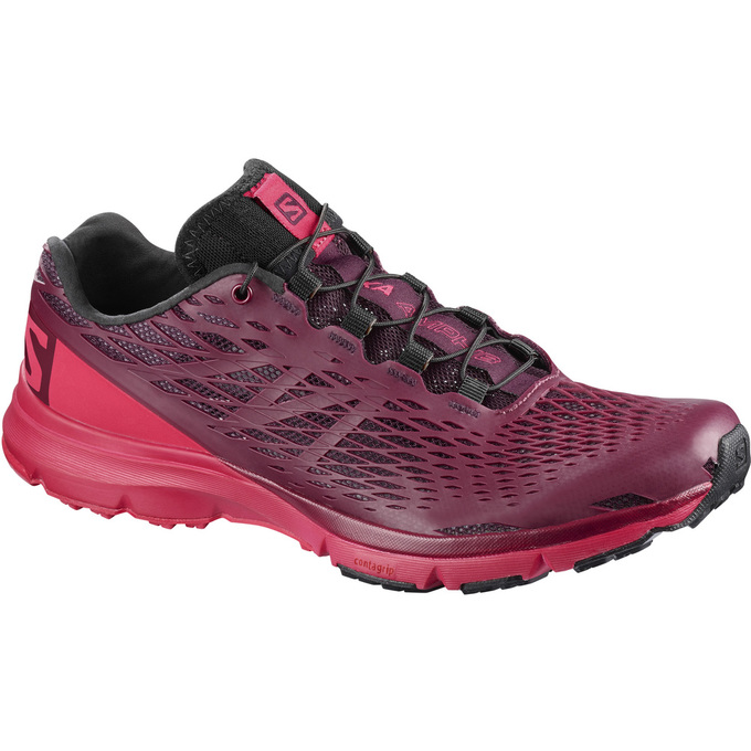 Chaussure Running Salomon Femme Bordeaux - Salomon XA AMPHIB W - France (5019-VZPLU)